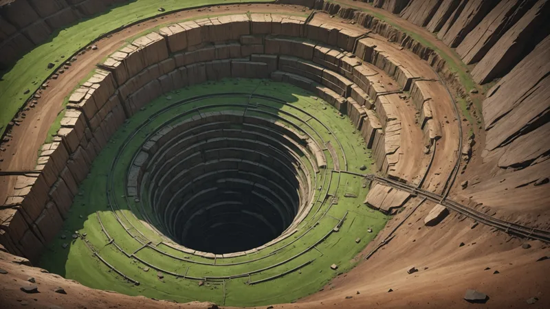 Underground cross-border tunnel cross-section diagram illustration